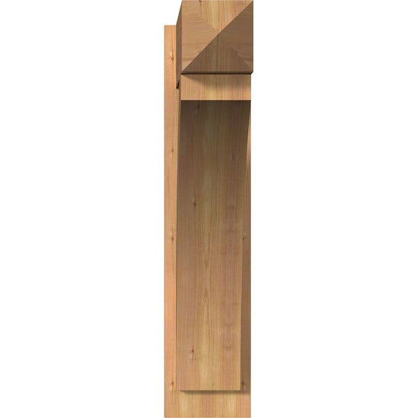 Thorton Arts & Crafts Smooth Outlooker, Western Red Cedar, 7 1/2W X 28D X 34H